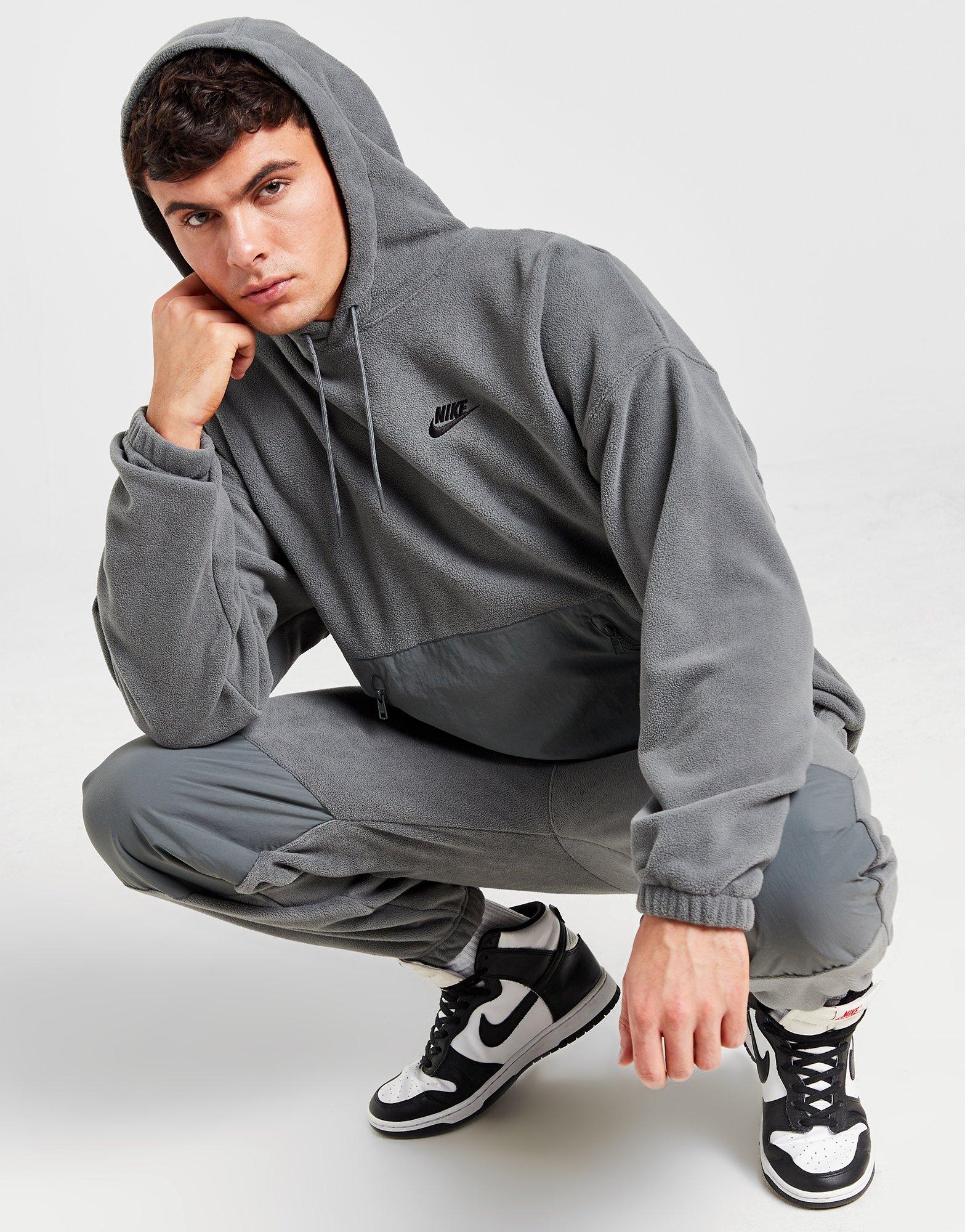 Grey Nike Polar Hoodie - JD Sports Global