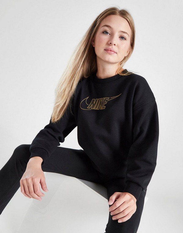 Nike Girls' Shine Crew Sweatshirt Junior