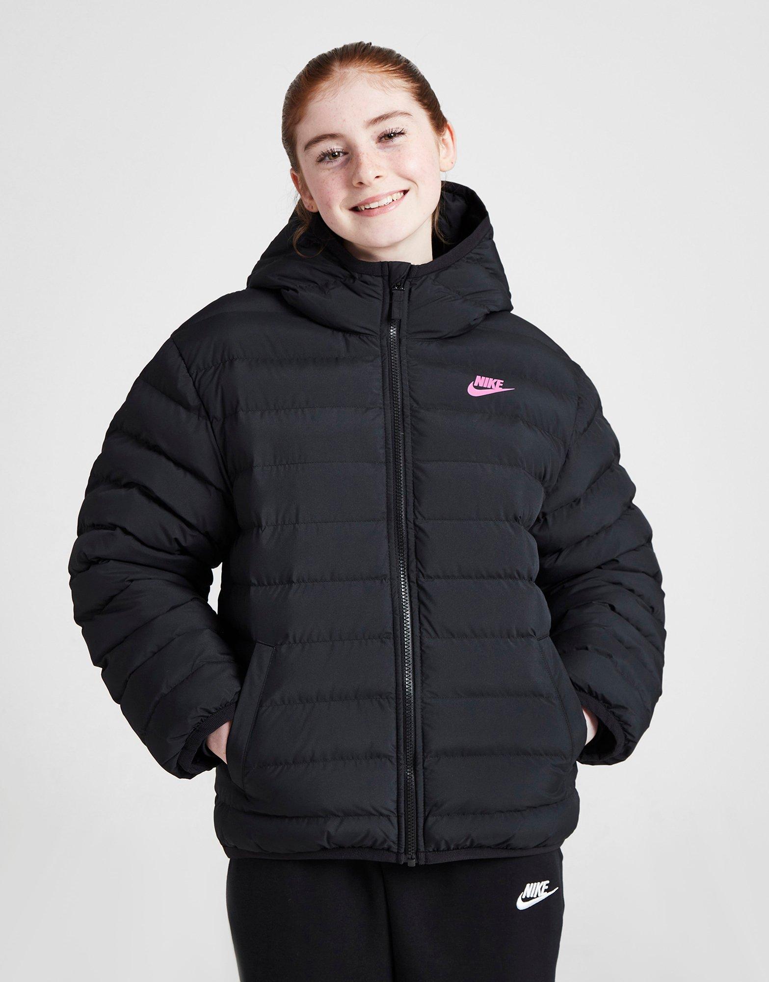 Girls nike sales black coat