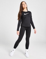 Nike Girls' Fitness Long Sleeve T-Shirt Junior