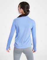 Nike Girls' Fitness Langarmshirt  1/2 Zip Top Kinder