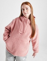 Nike Girls' Sherpa Fleece Pullover Jacket Junior