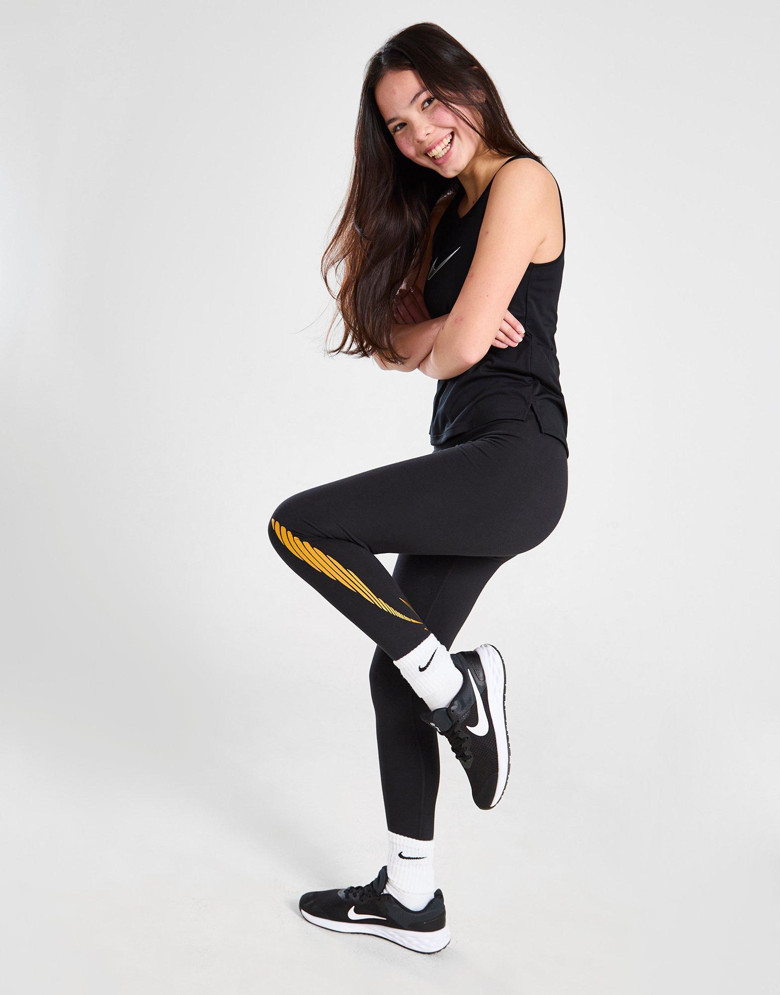 Gold nike hot sale tights