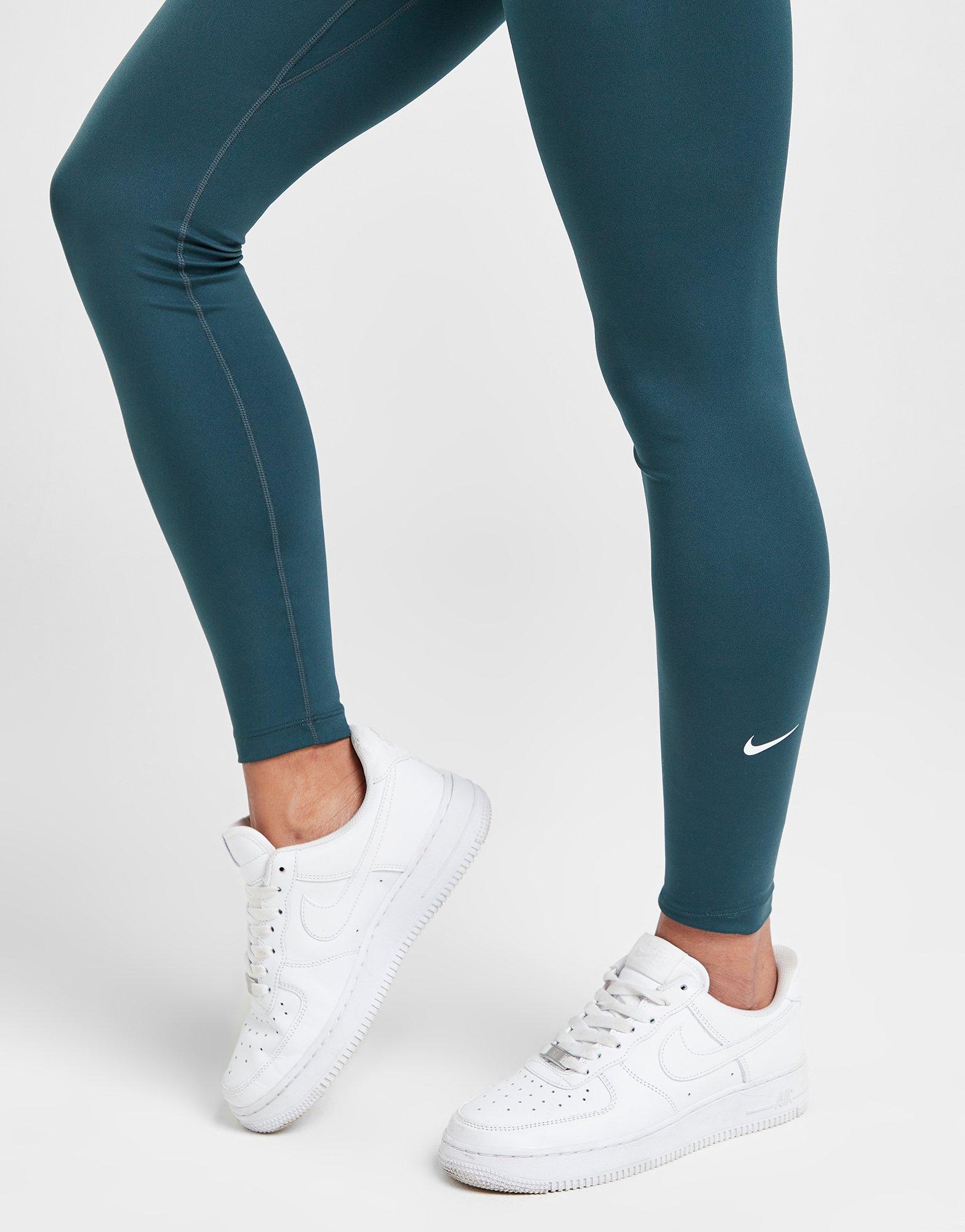 White Nike Training One Tights