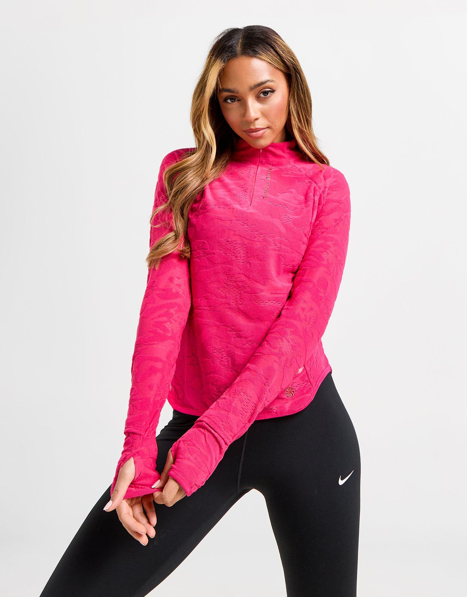 Green Nike Running Trail 1/4 Zip Top JD Sports Malaysia