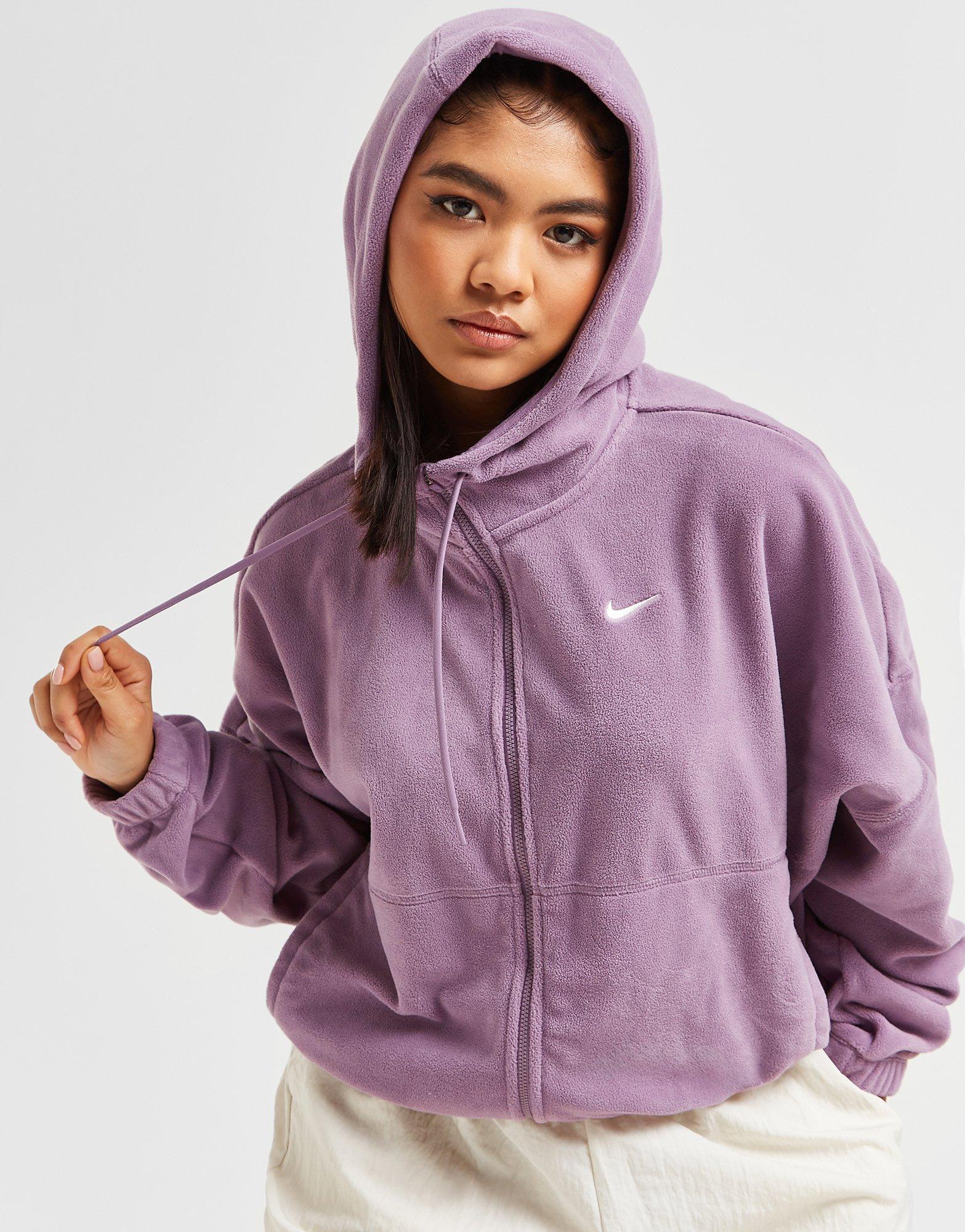 Purple Nike Therma-FIT Polar Full Zip Hoodie