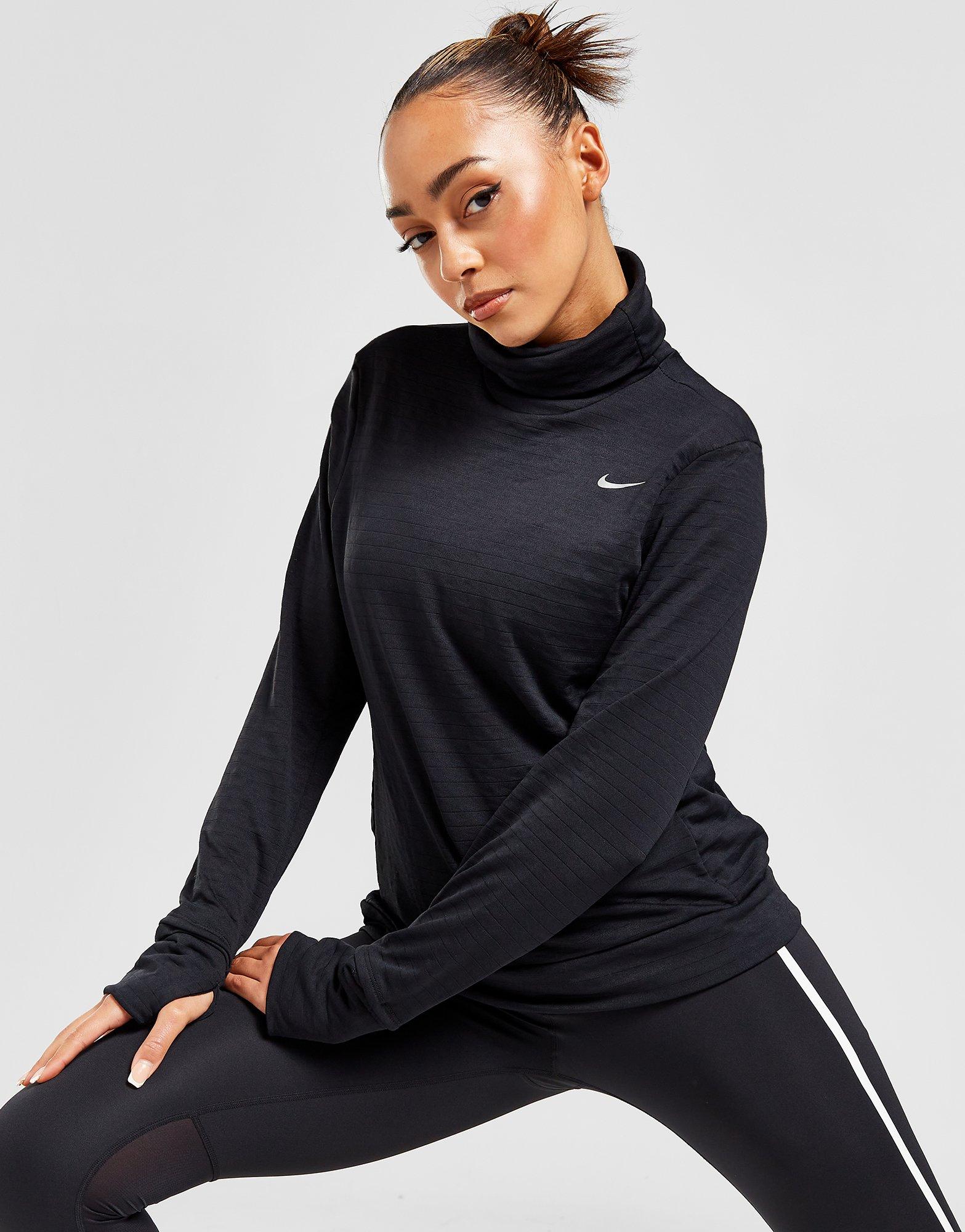 Black Nike Running Element Turtleneck Top JD Sports Global