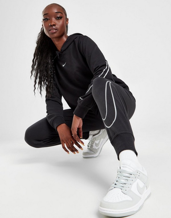 Nike Nike Dri-FIT One 7/8-broek met graphic en halfhoge taille van sweatstof voor dames