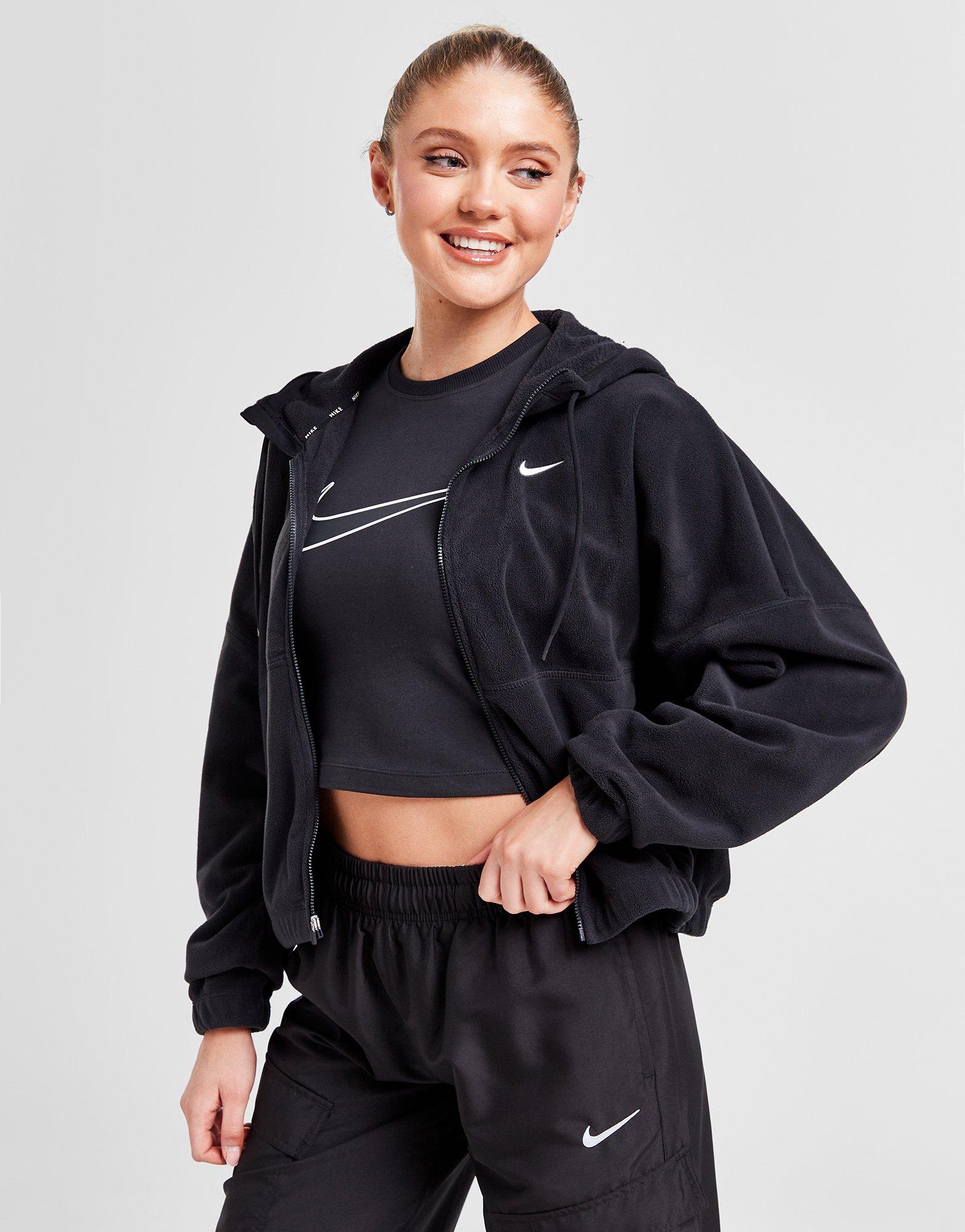 Black Nike Therma-FIT Polar Full Zip Hoodie - JD Sports Global