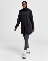 Nike Nike Dri-FIT One tuniek met ronde hals van sweatstof voor dames