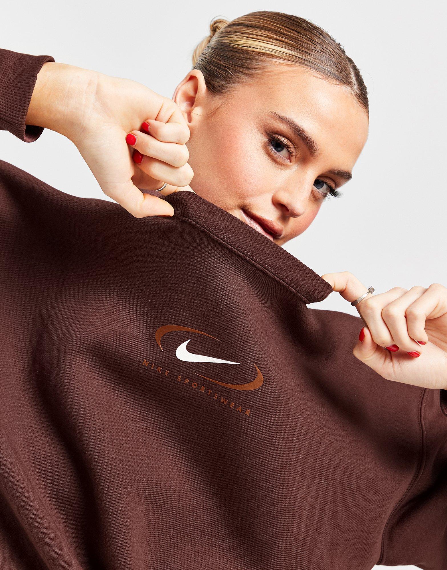 Nike Sportswear Swoosh Oversized Crew Sweatshirt