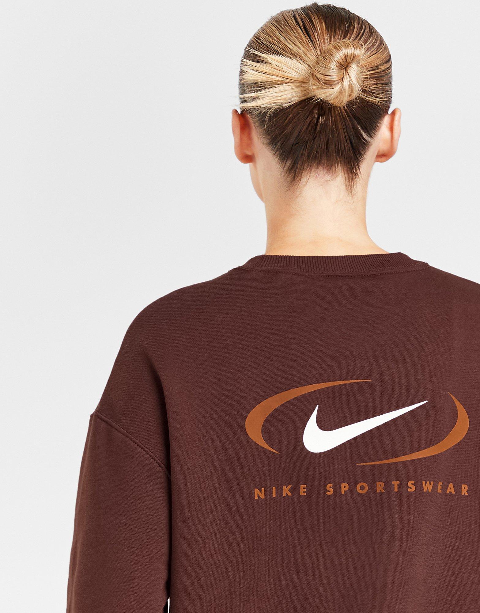 Nike Sportswear Swoosh Oversized Crew Sweatshirt