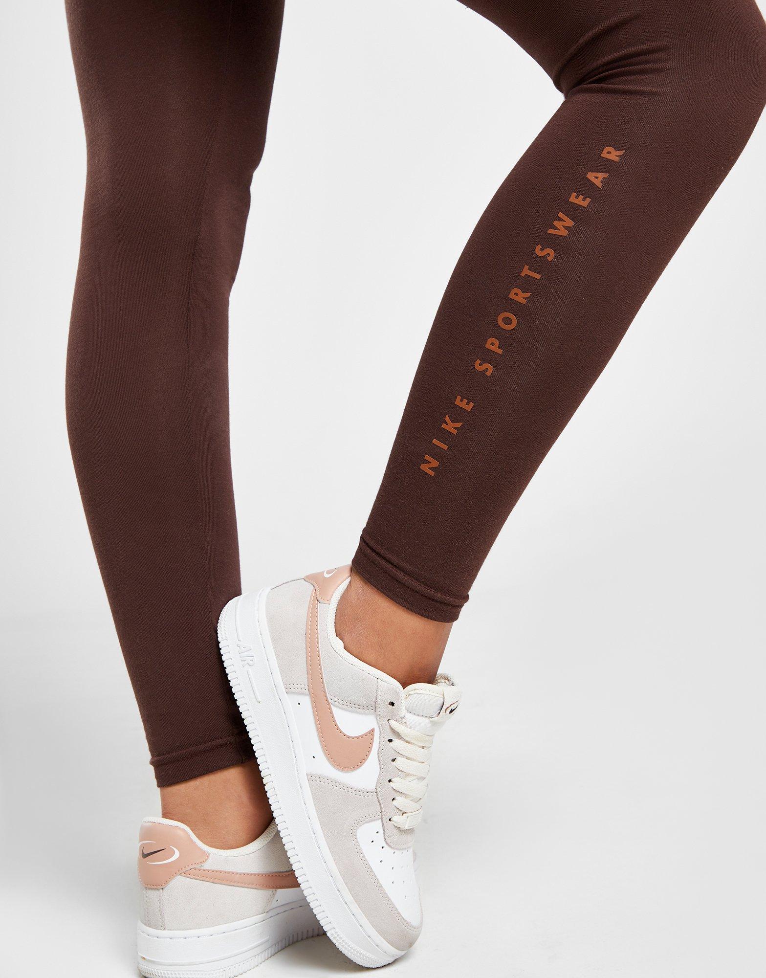 Brown Nike Sportswear Swoosh Leggings - JD Sports Global