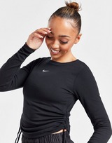 Nike Essential Rib Long Sleeve Mod Crop Top