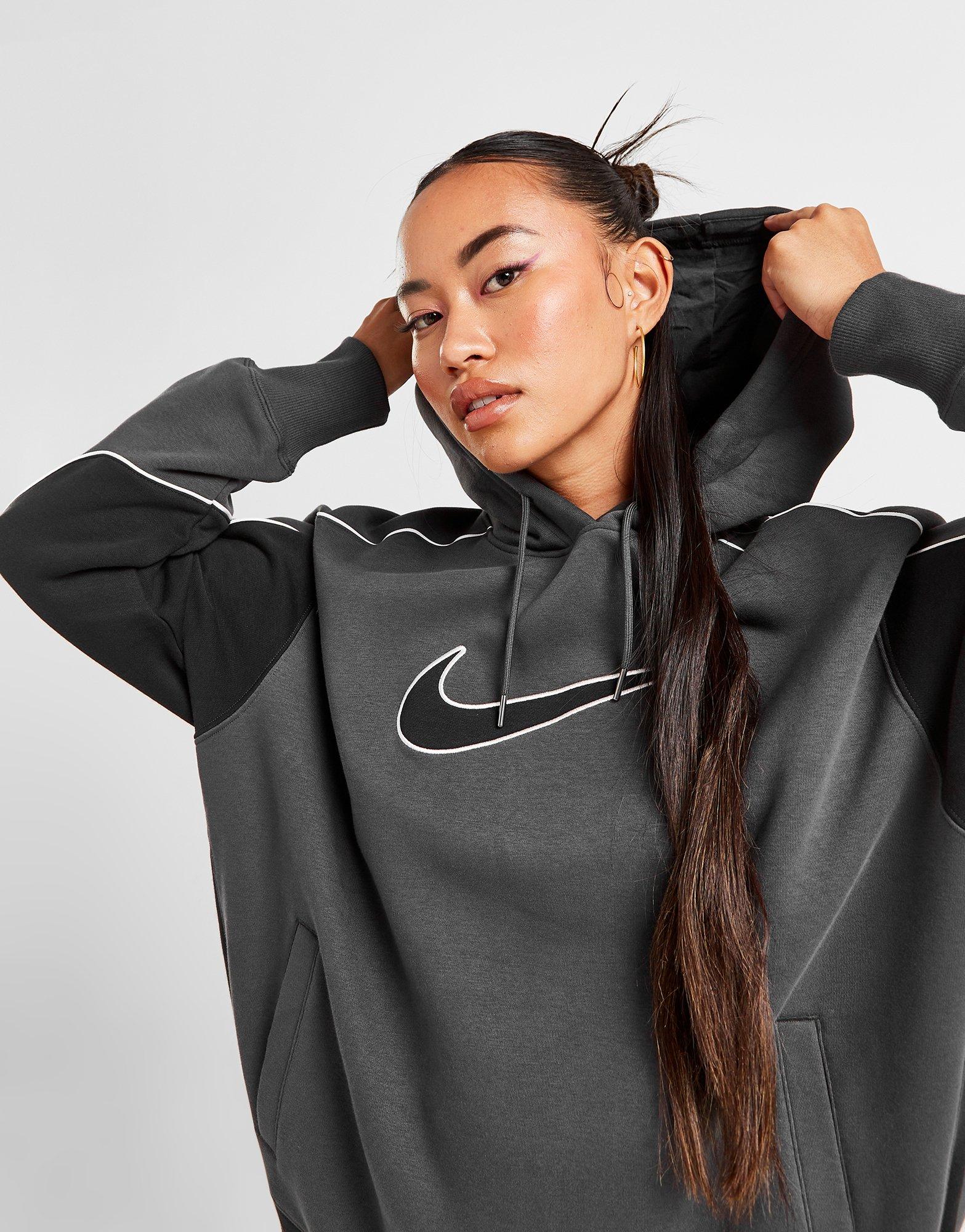 Grey Nike Street Oversized Hoodie - JD Sports Global