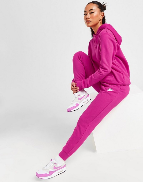 Jogging Nike Swoosh Blanc et Noir Femme - Manches longues
