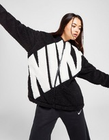 Nike Nike Sportswear hoogpolig fleecejack met logo voor dames
