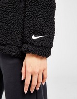 Nike Nike Sportswear hoogpolig fleecejack met logo voor dames