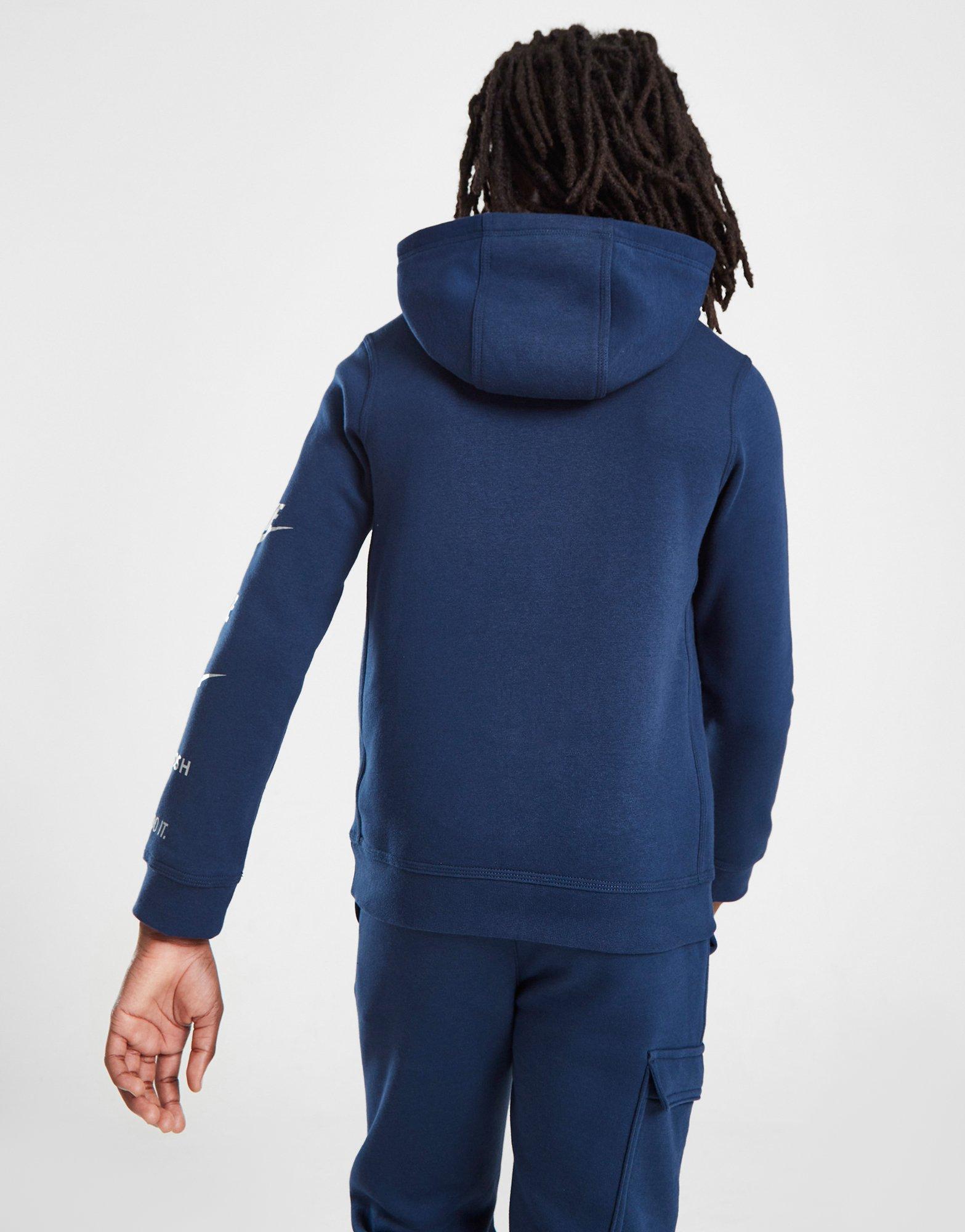 Nike Multi Logo Overhead Hoodie Junior