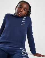 Nike Multi Logo Crew Sweatshirt Junior