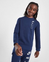 Nike Multi Logo Crew Sweatshirt Junior