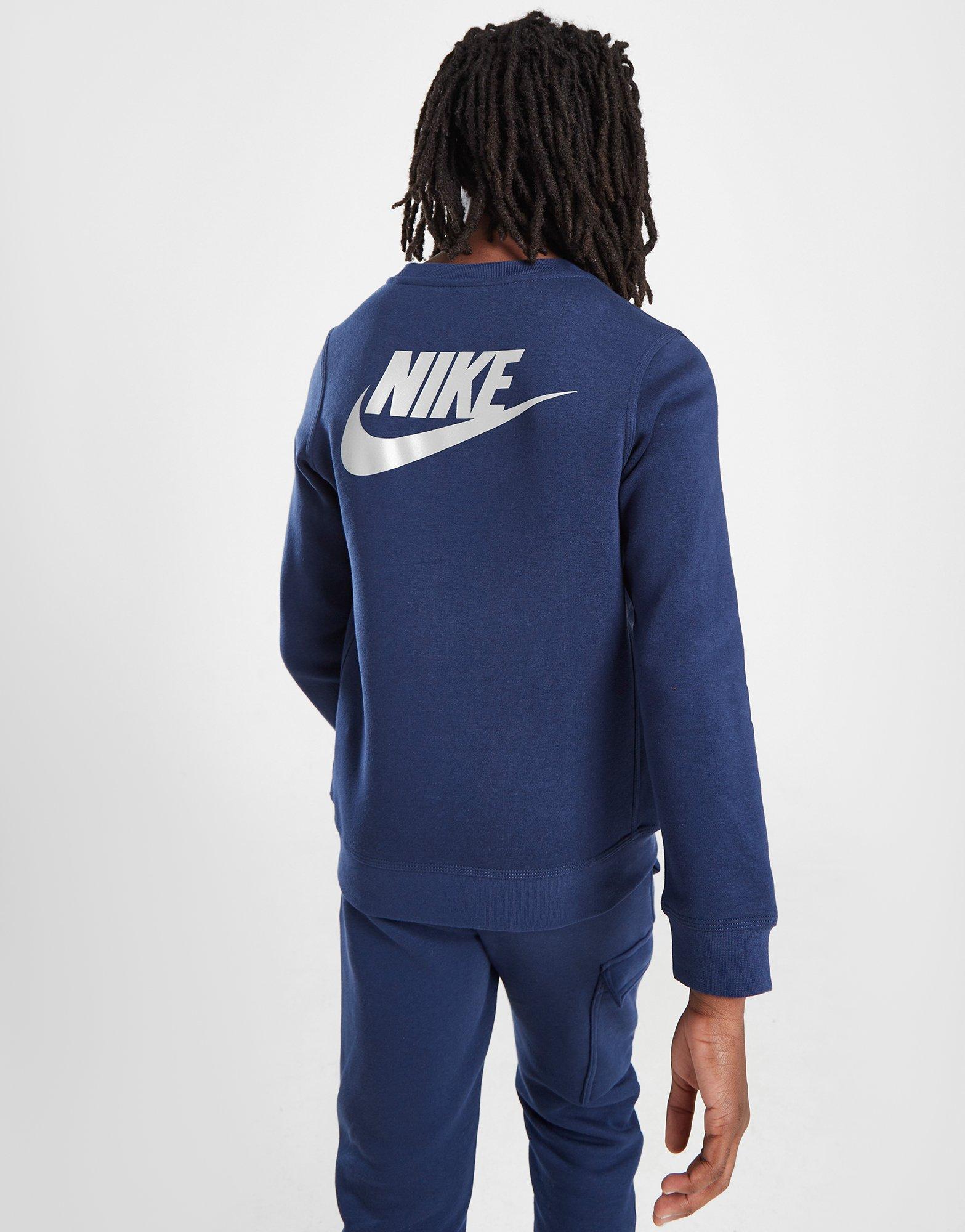 Nike Multi Logo Crew Sweatshirt Junior em