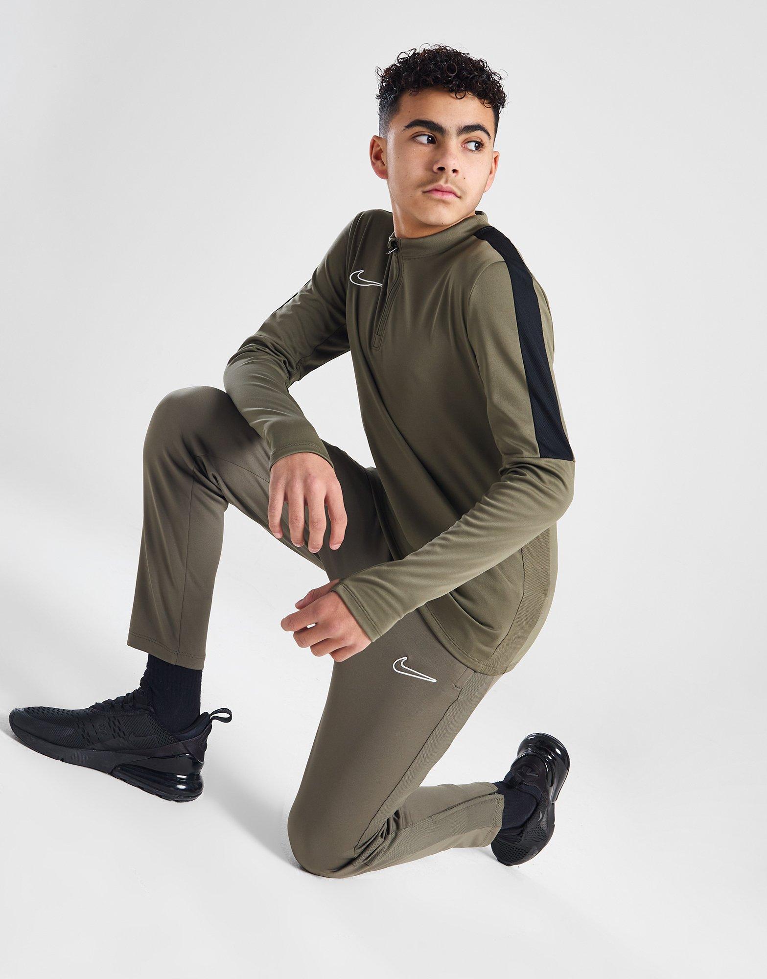 Nike Training Trousers Dri-FIT Academy 21 - Medium Olive/White Kids