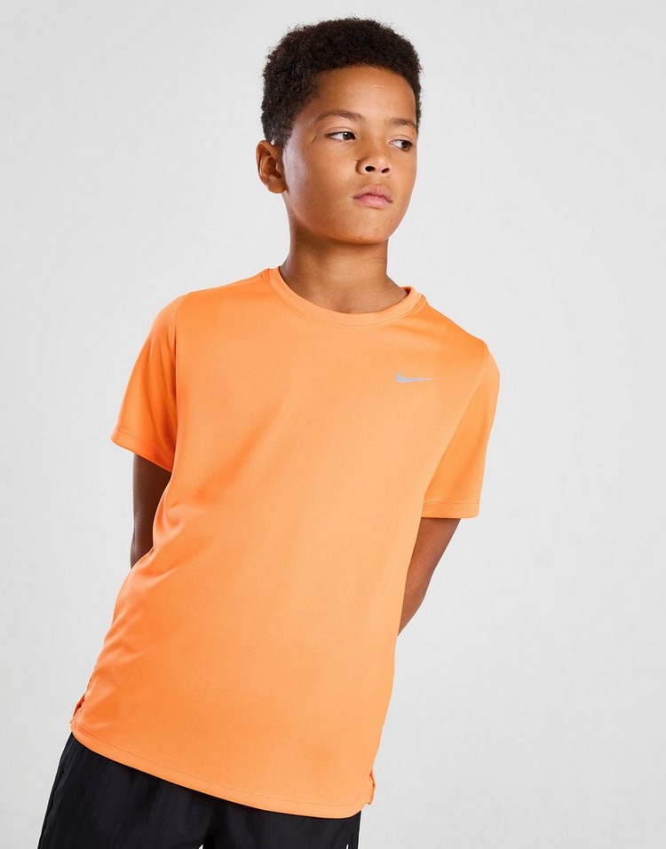 Orange Nike Miler T-Shirt Junior | JD Sports UK