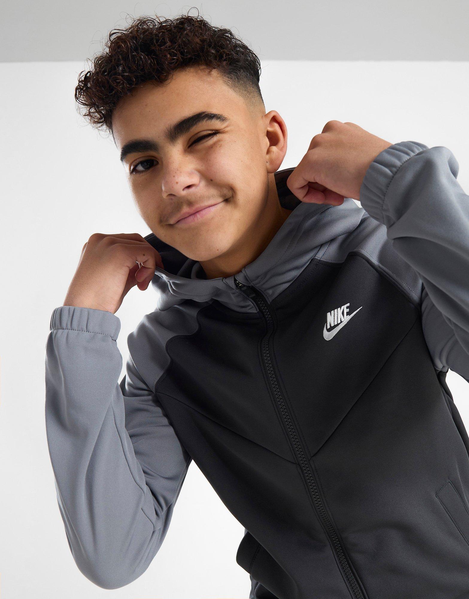 Grey Nike Sportswear Fleece Tracksuit Junior - JD Sports Global