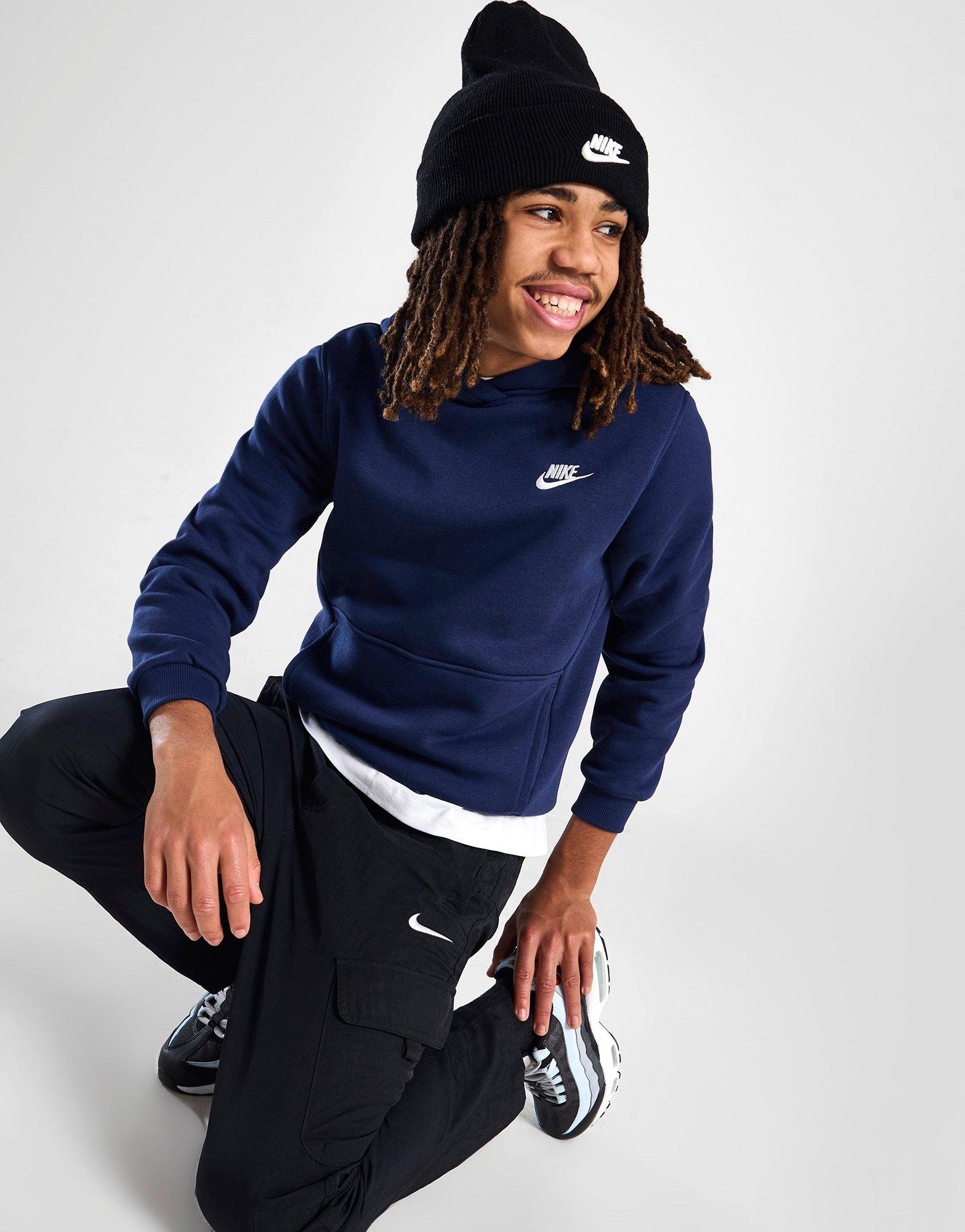 Nike club hot sale sweatshirt navy