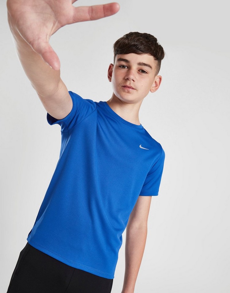 Blue Nike Miler T-Shirt Junior | JD Sports UK