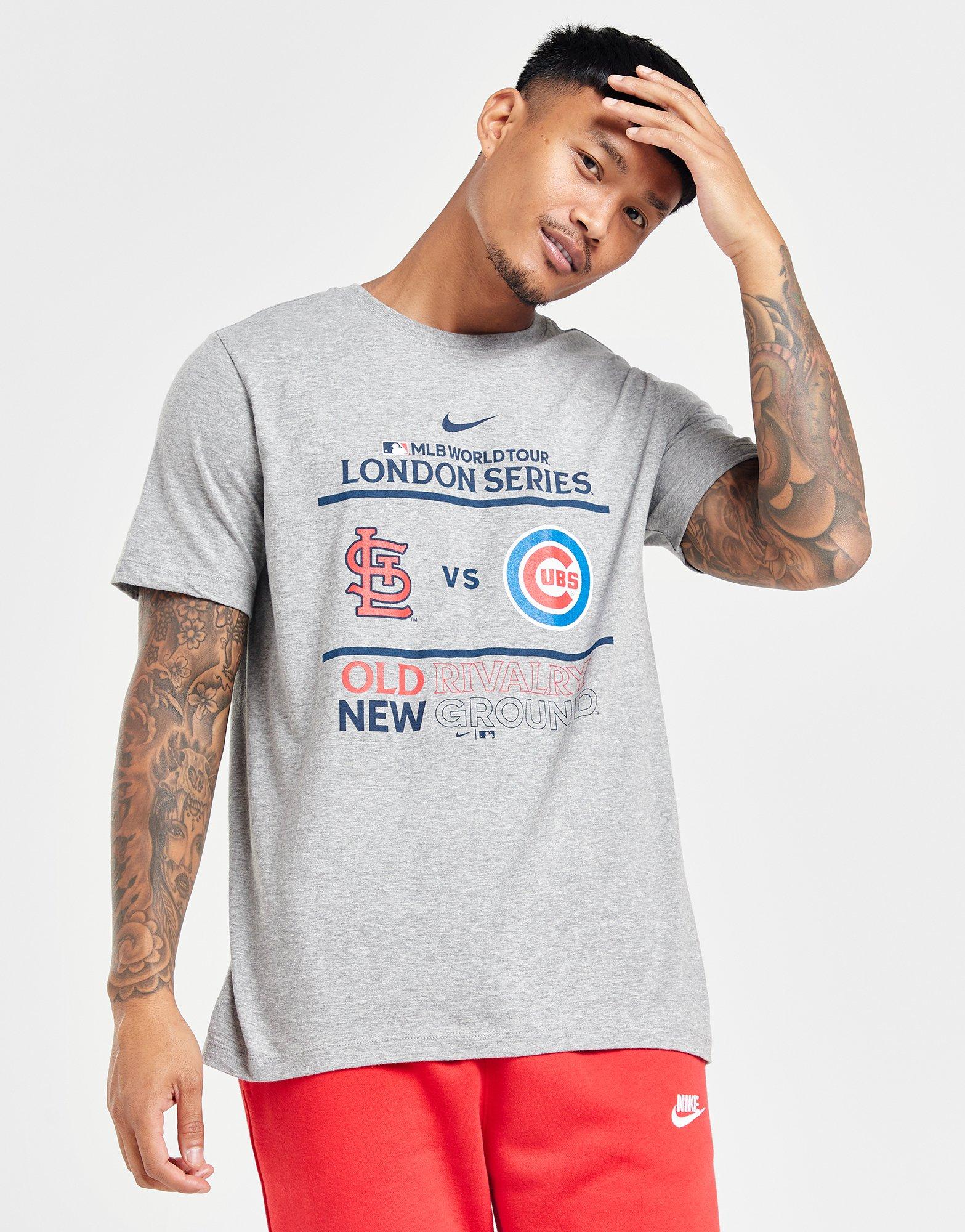 Nike Chicago Cubs Vs St Louis Cardinals 2023 Mlb World Tour London Series  Old Rivalry New Ground Shirt