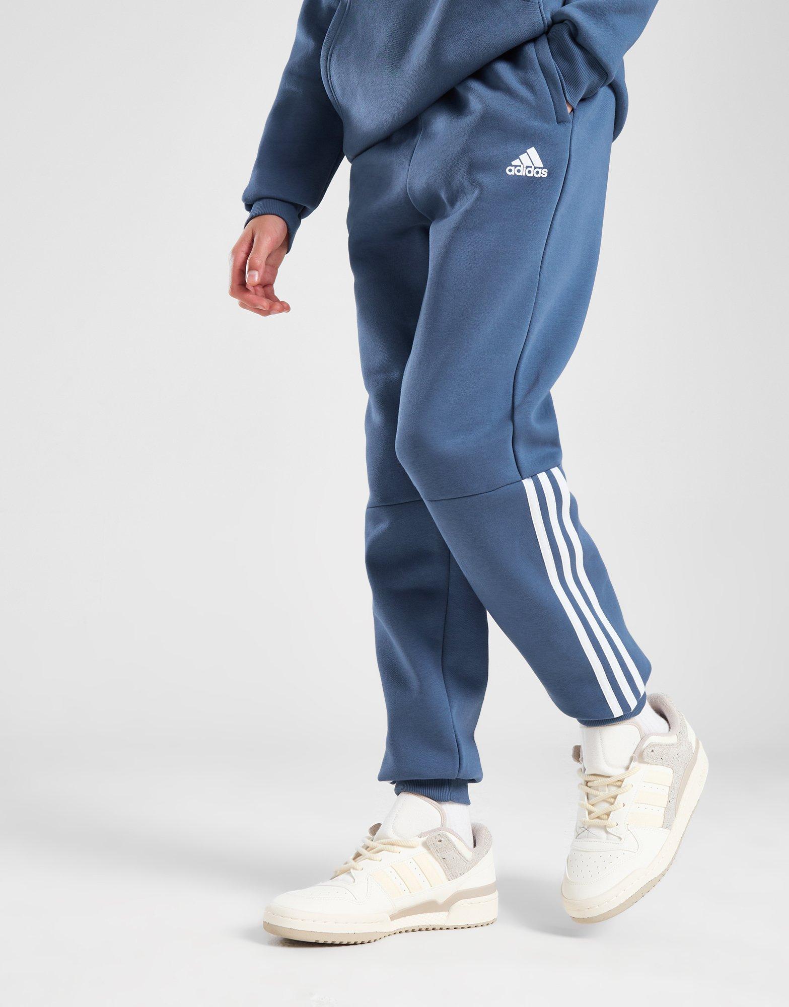 ADIDAS Womens Tracksuit Trousers Joggers UK 40/42 Medium Blue