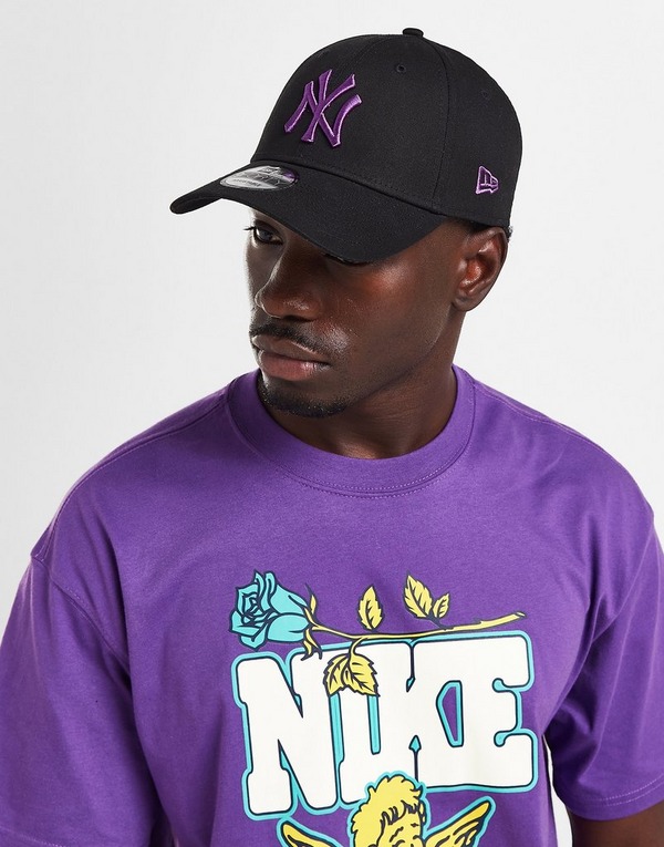 T-shirts New Era New York Yankees MLB League Essential Oversized T-Shirt  UNISEX Purple