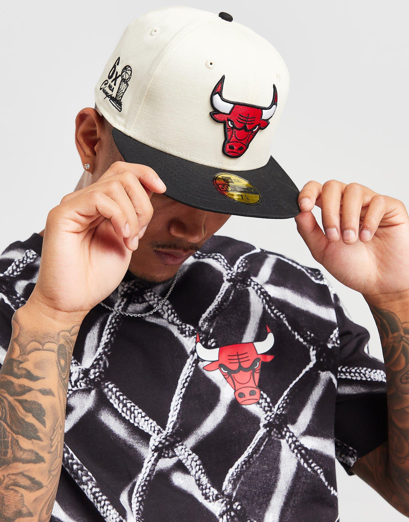 T-shirts Mitchell & Ness NBA Merch Take Out Tee Chicago Bulls White