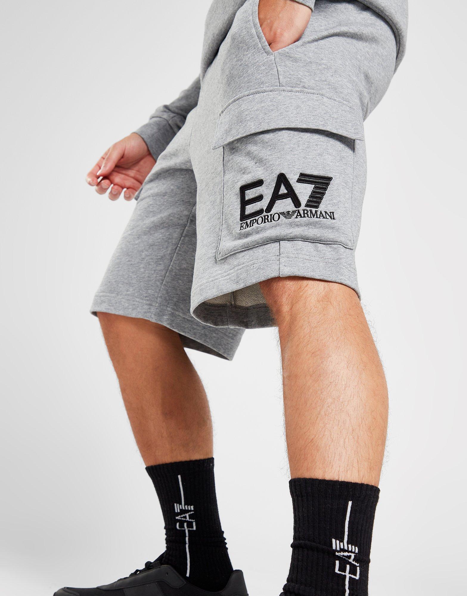 EA7 Emporio Armani Fleece Cargo Shorts