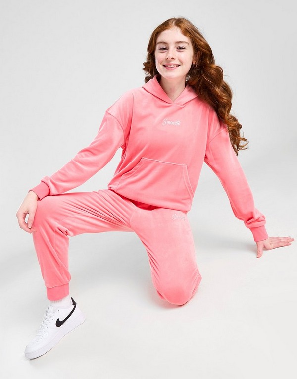 Nike Baby Girls 12-24 Months Long Sleeve Velour Hoodie & Jogger Pants Set