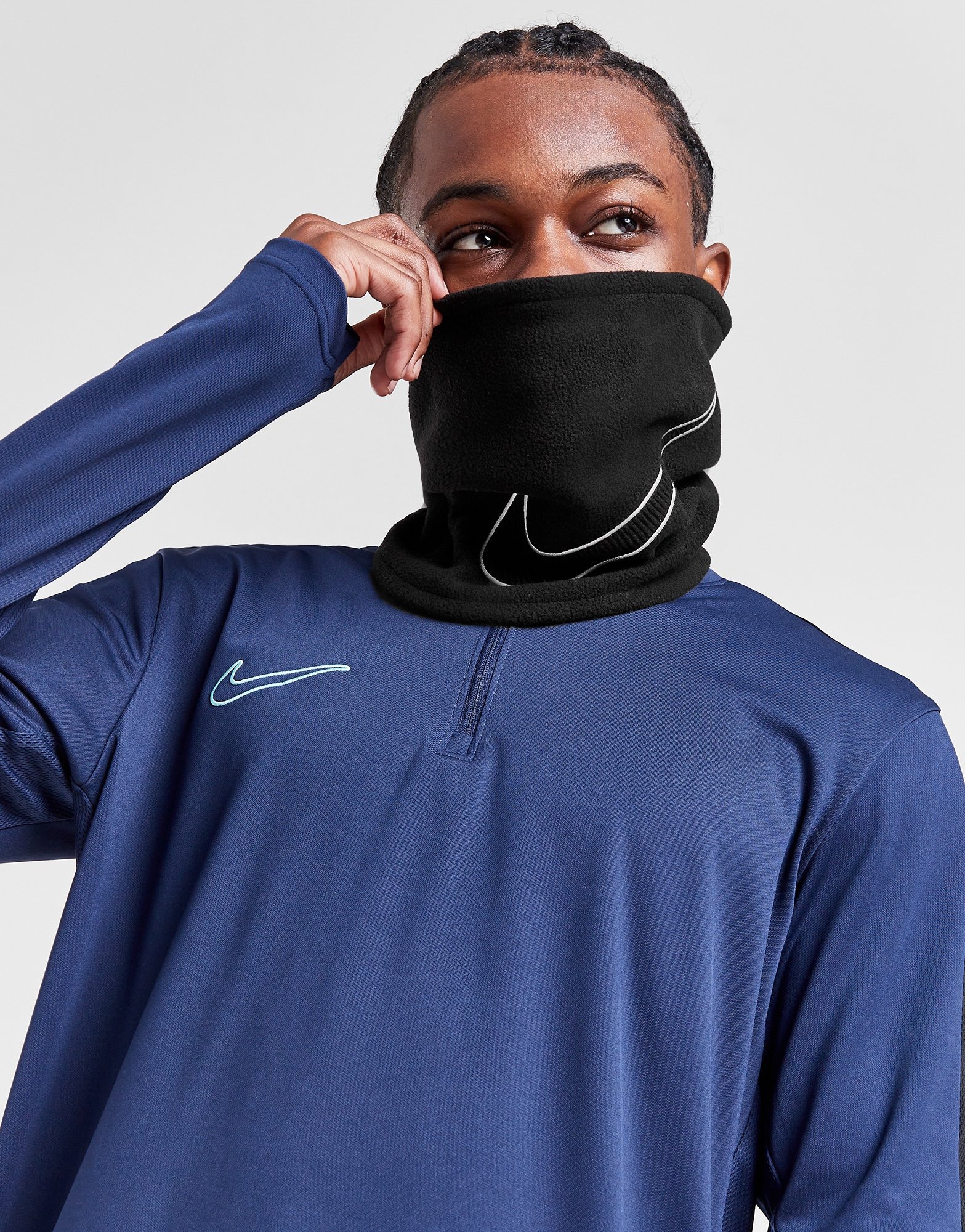 Nike Tour de cou Fleece Noir- JD Sports France