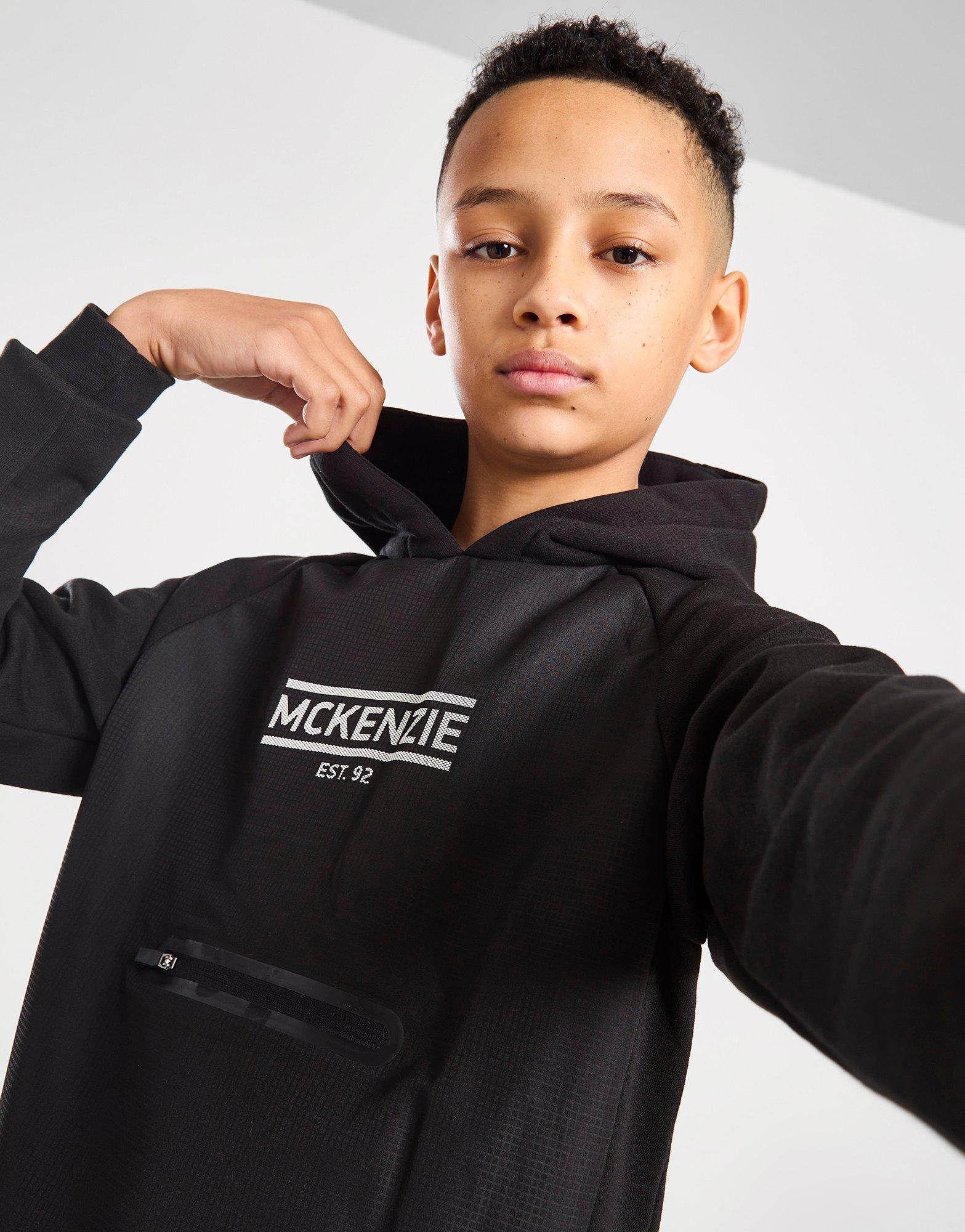 McKenzie Oakhill Woven Panel Fleece Hoodie Junior