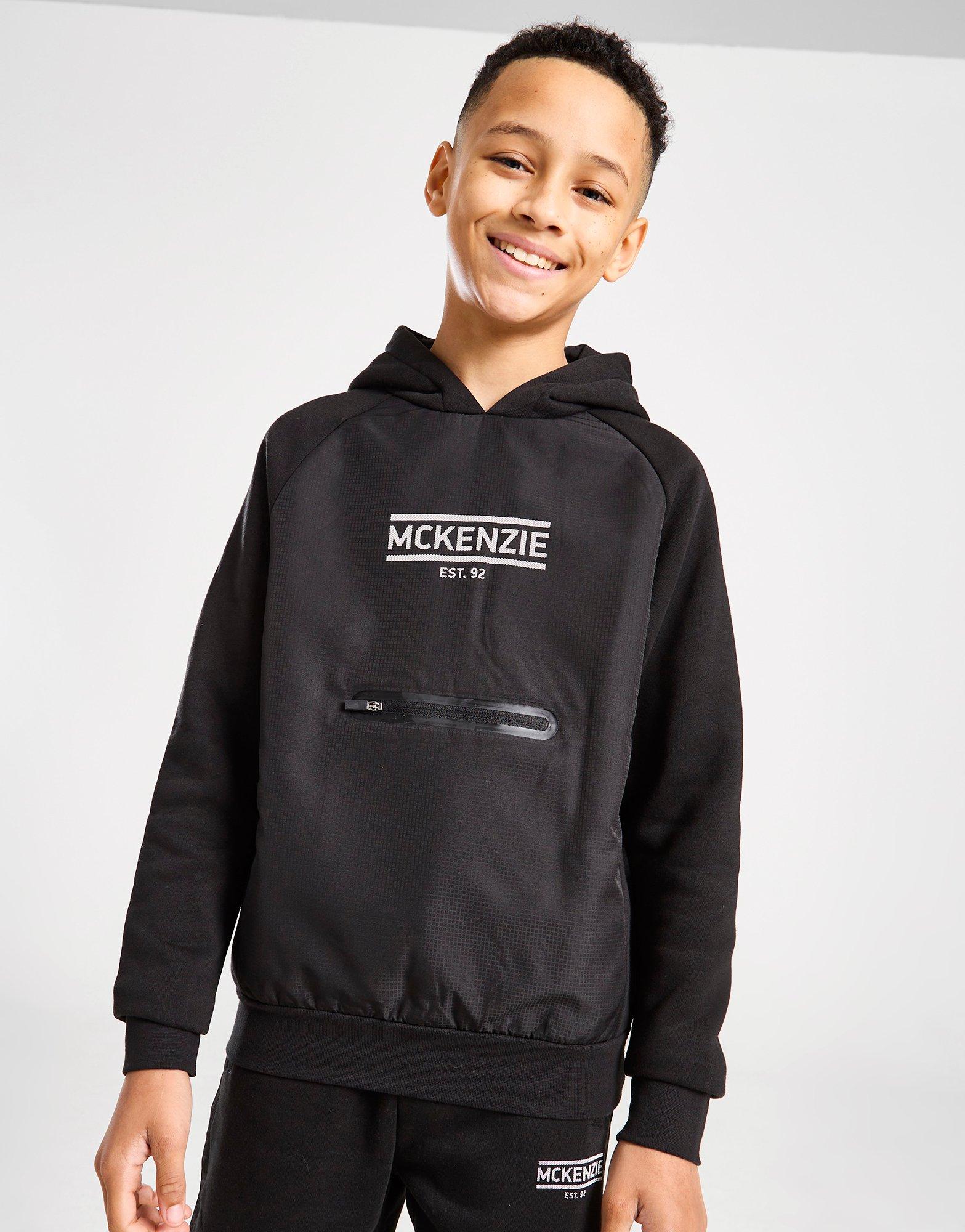 McKenzie Oakhill Woven Panel Fleece Hoodie Junior