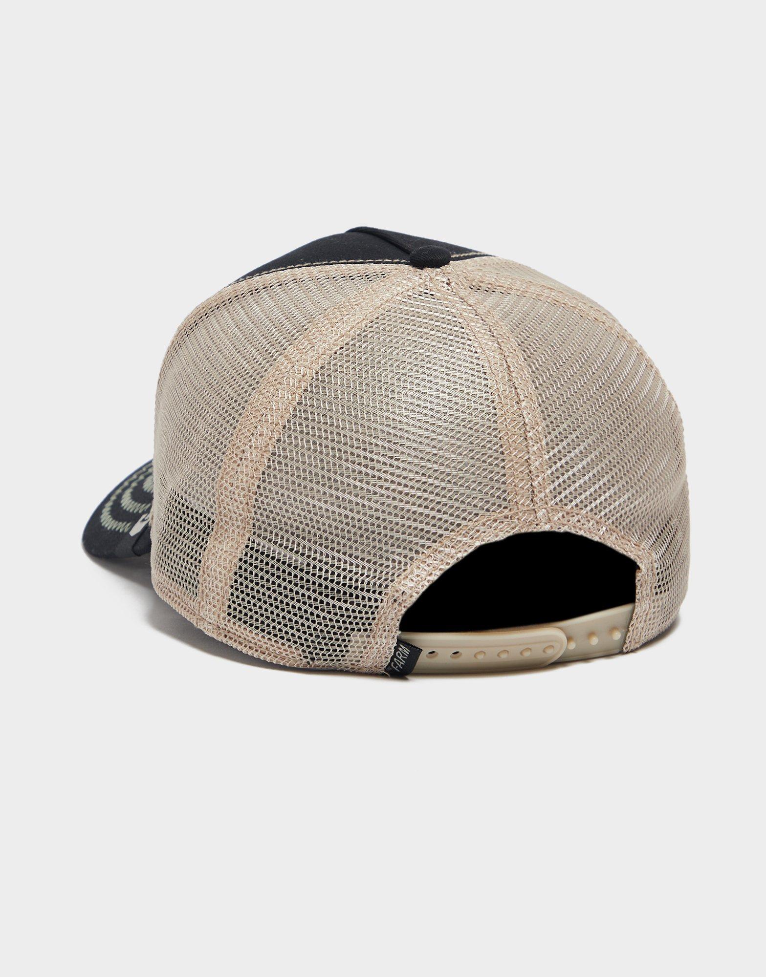 Goorin Bros. Curved Brim Cock Rooster 100 The Farm All Over Canvas Beige  Snapback Cap