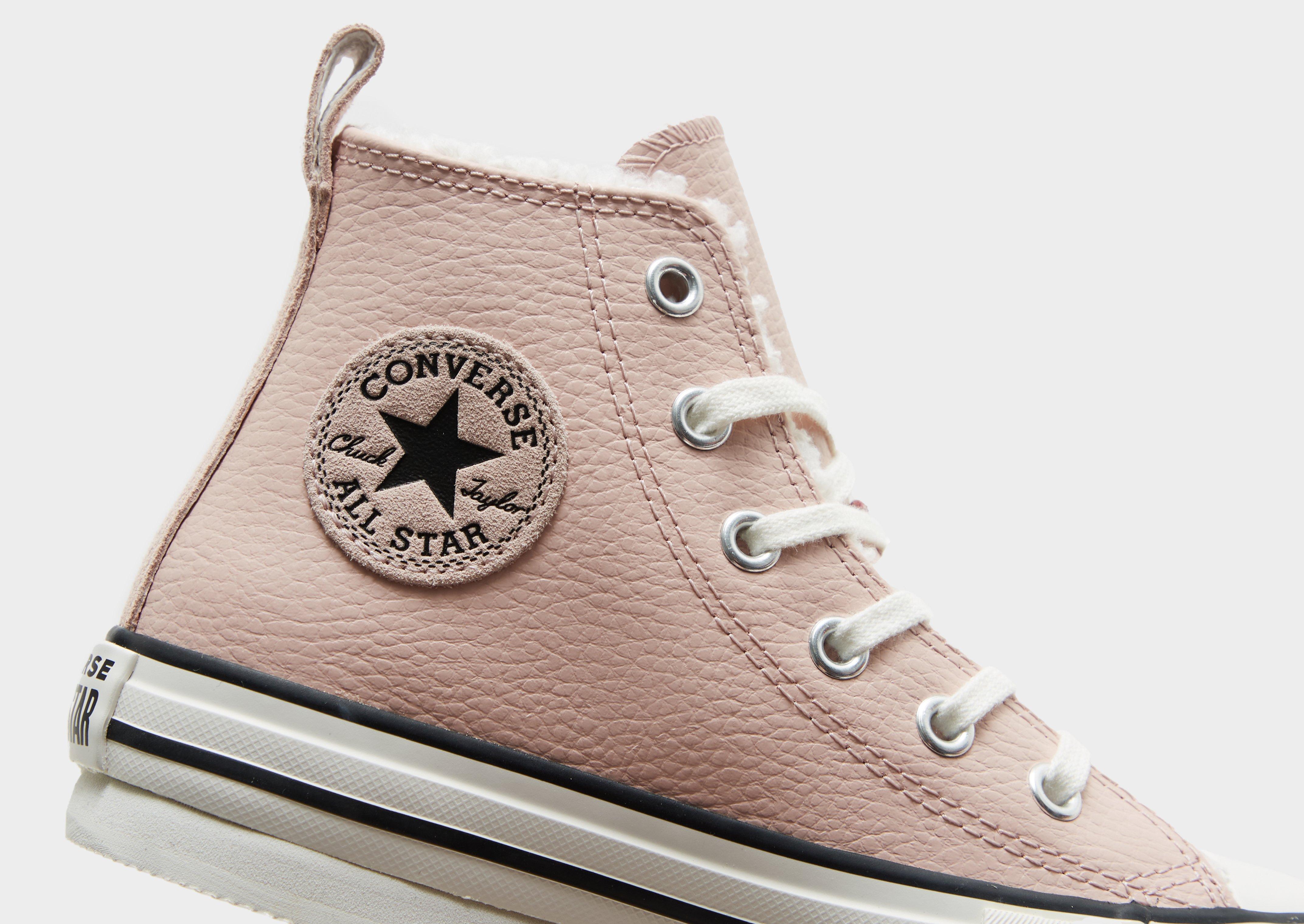 Pink on sale converse jd