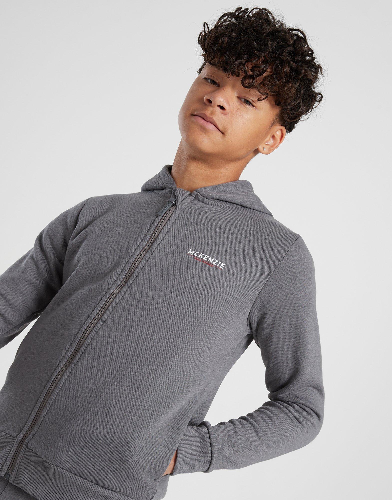 Mckenzie Essential Zip Through Hoodie Men's - Grey from Jd Sports on 21  Buttons