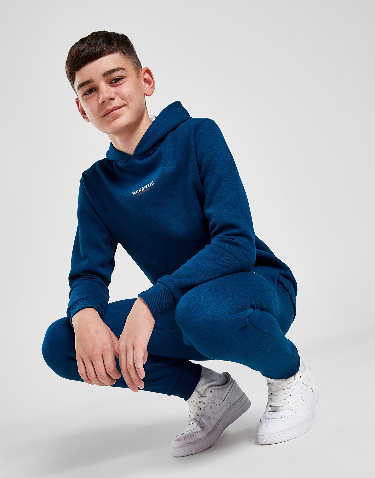 Blue McKenzie Essential 2 Overhead Hoodie Junior JD Sports