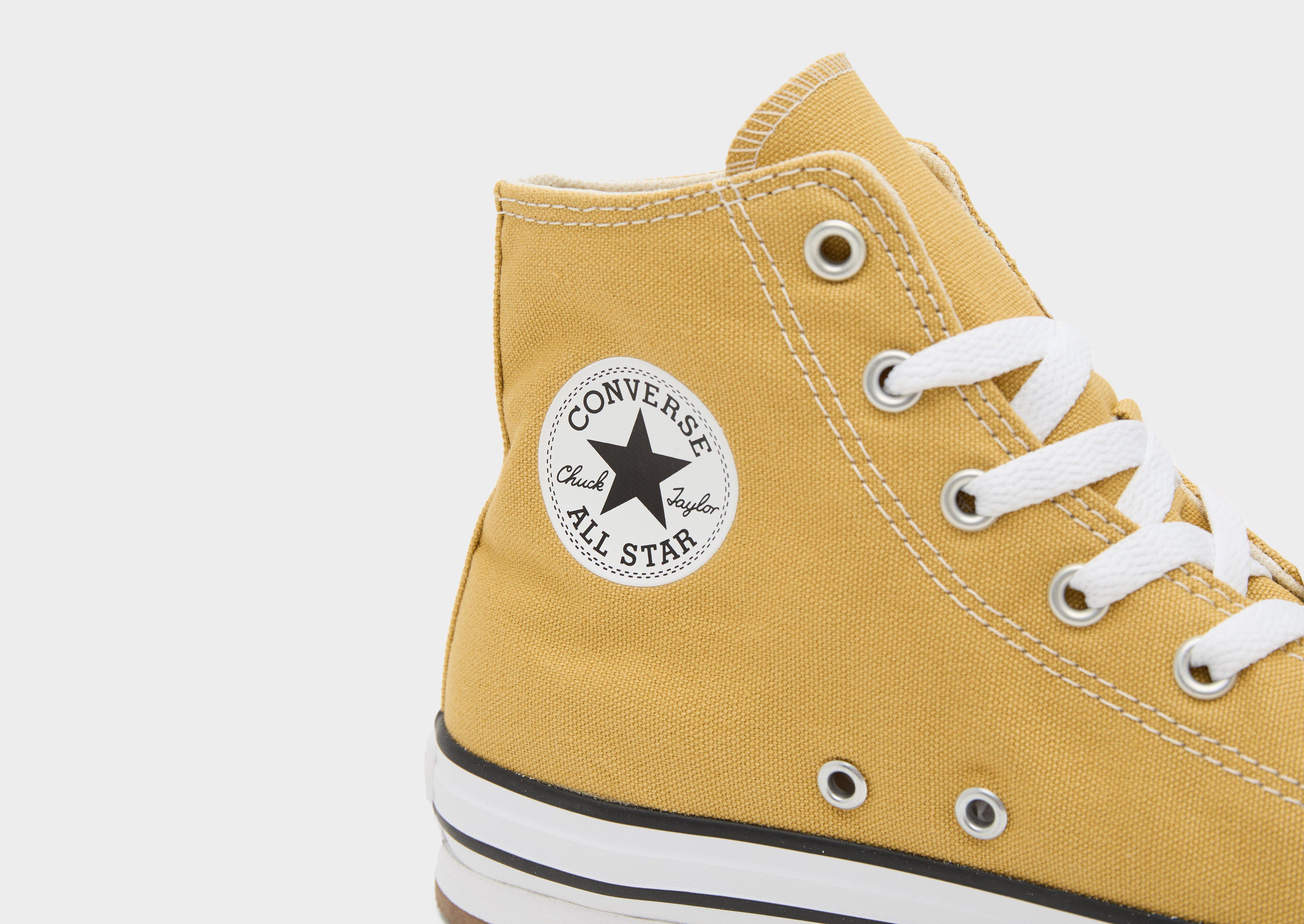 Childrens yellow on sale converse boots