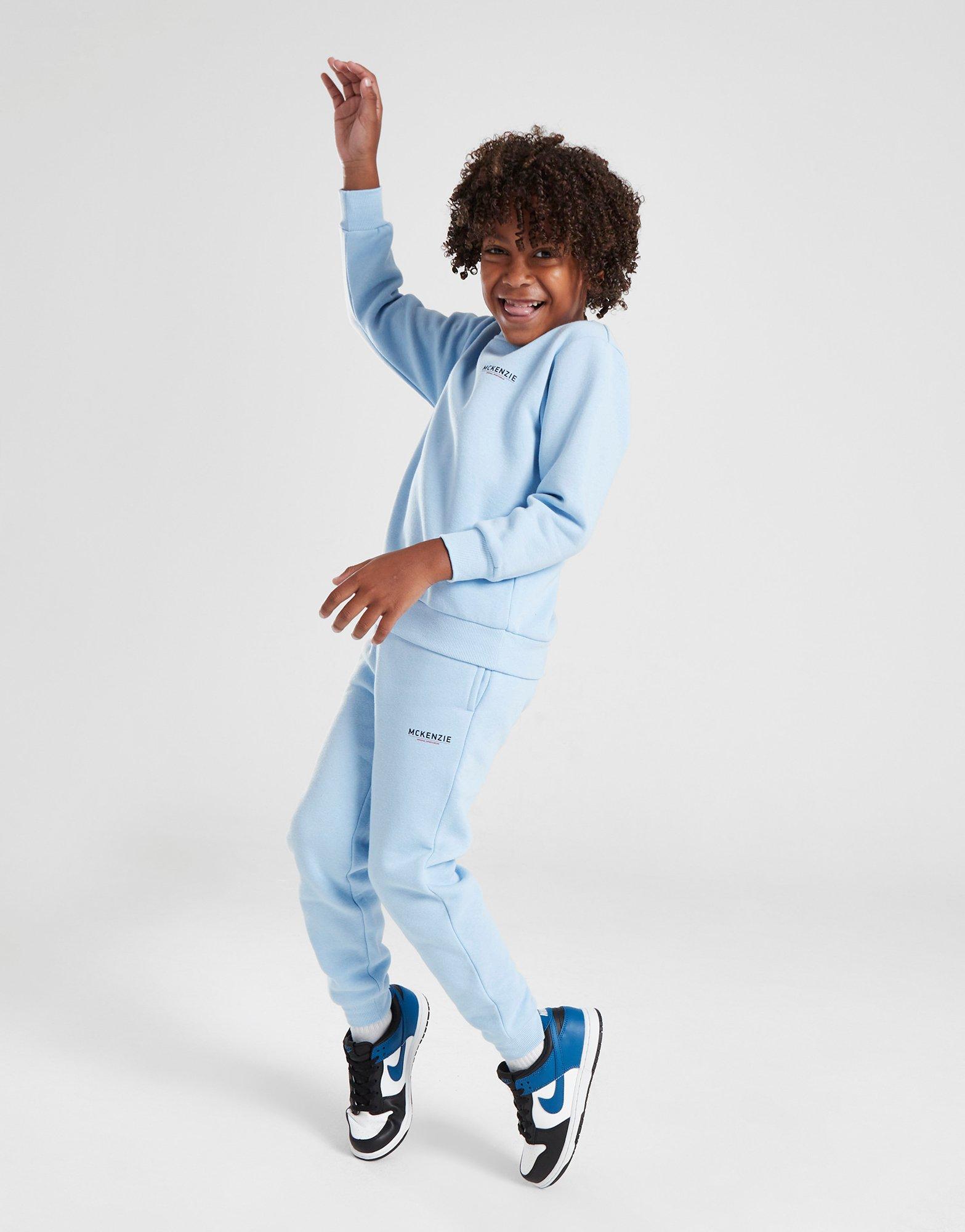 Blue McKenzie Mini Essential Fleece Crew Tracksuit Children - JD Sports  Global