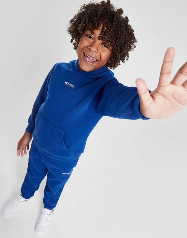 Blue McKenzie Essential Fleece Overhead Tracksuit Children - JD Sports  Global