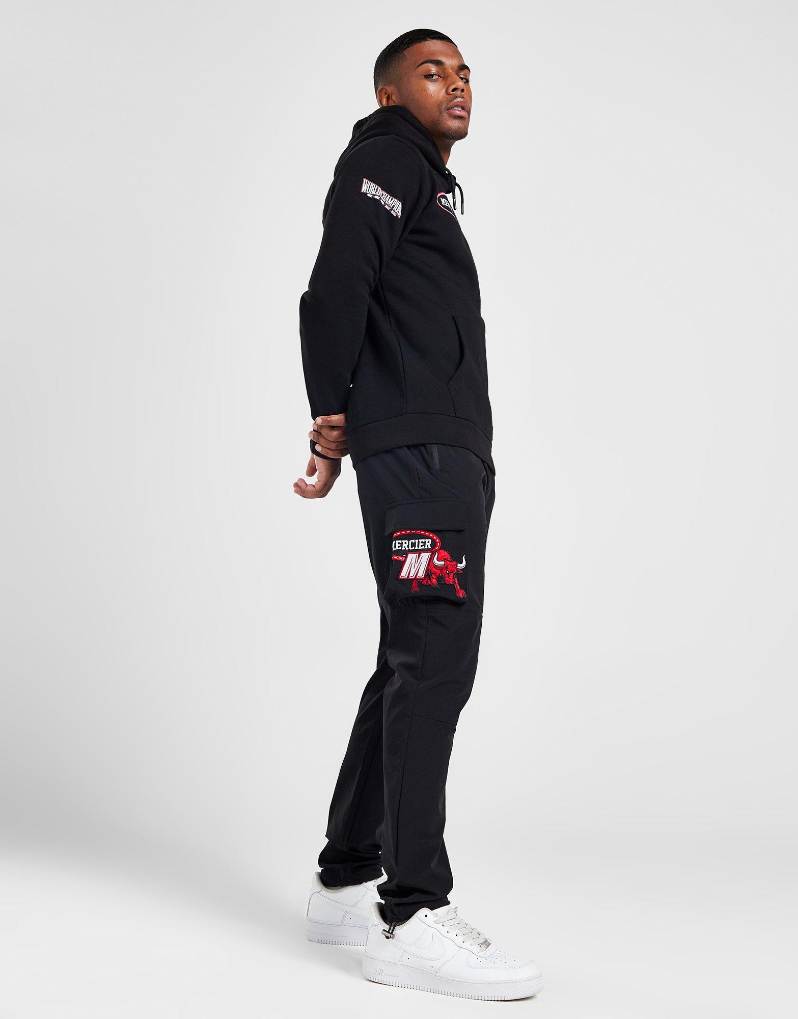 Black MERCIER Empire Cargo Track Pants - JD Sports Global