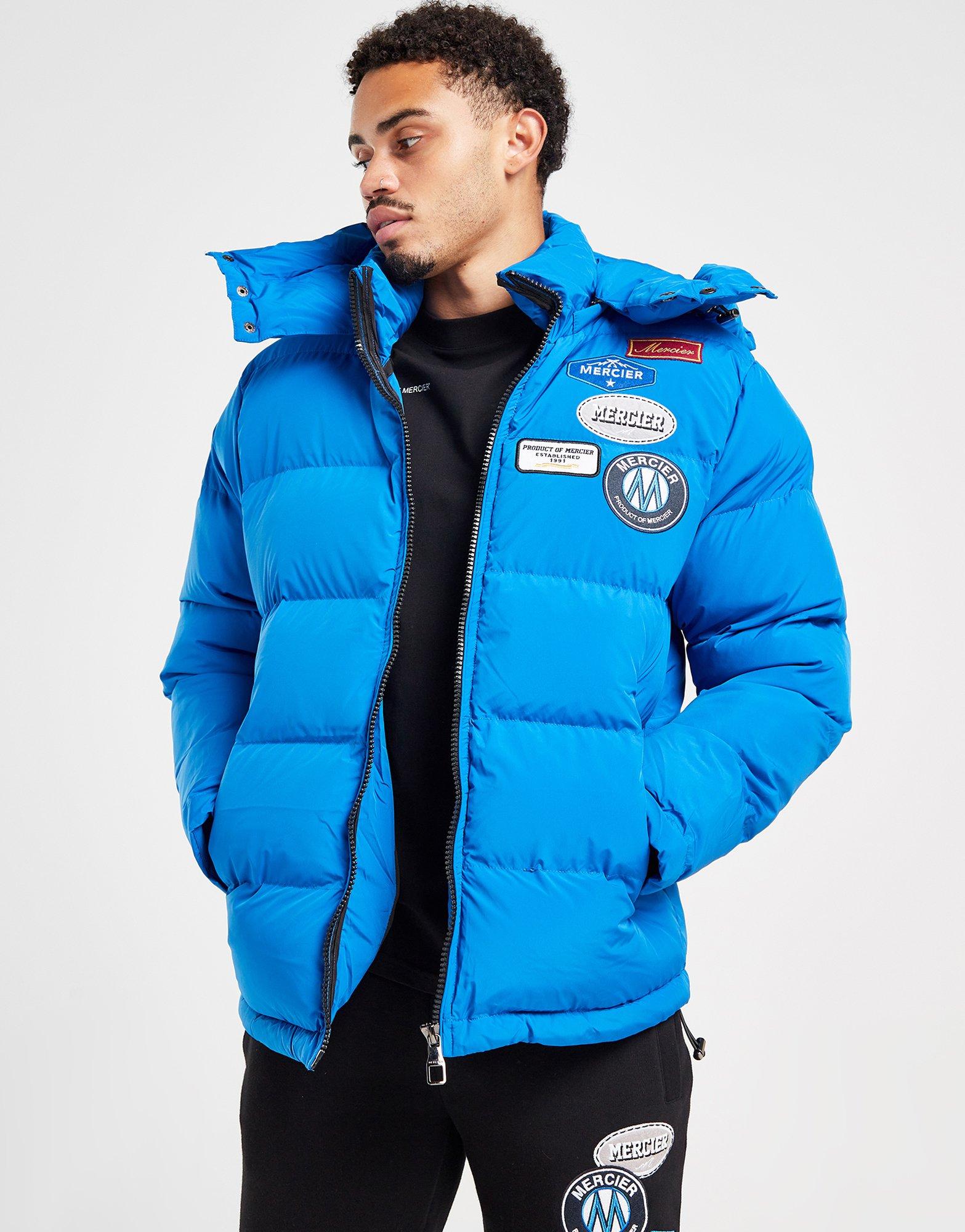 Grey MERCIER Badge Puffer Jacket - JD Sports Global