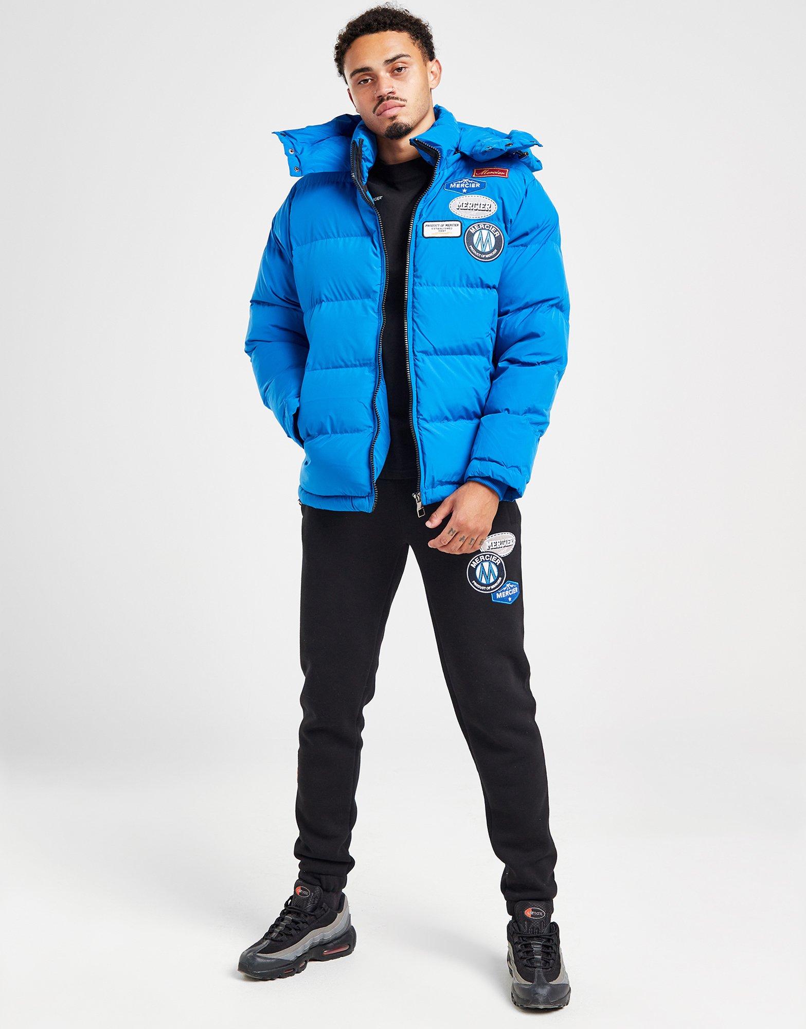 Grey MERCIER Badge Puffer Jacket - JD Sports Global